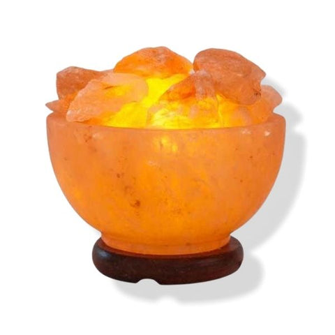 Relaxus Bowl of Fire Himalayan Salt Lamp