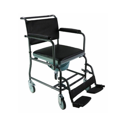 MOBB Healthcare Steel Commode with Wheels